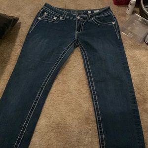 Size 29 dark blue Miss Me jeans